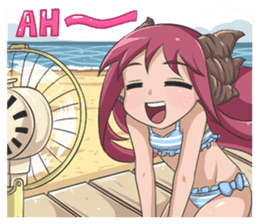 Lily & Marigold (Summer Beach Vacation) sticker #9163057