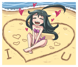 Lily & Marigold (Summer Beach Vacation) sticker #9163065