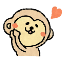 Fluffy SARU sticker #9163081