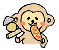 Fluffy SARU sticker #9163092