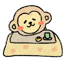 Fluffy SARU sticker #9163102