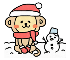 Fluffy SARU sticker #9163103