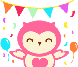 Cute Owl HOOPI's Daily Life sticker #9163153