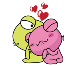 frog love life sticker #9163432
