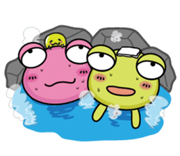 frog love life sticker #9163435
