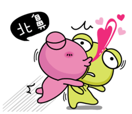 frog love life sticker #9163449
