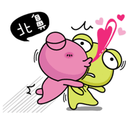 frog love life sticker #9163449