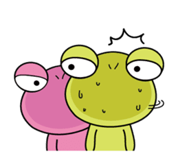 frog love life sticker #9163452
