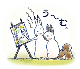 Small Rabbit Story8 sticker #9163539