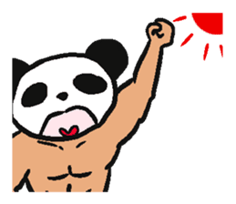 Muscle Panda sticker #9164078
