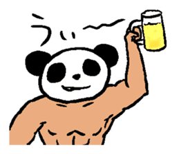 Muscle Panda sticker #9164100