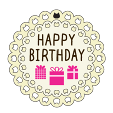 Black cat of ayuco North European ver sticker #9164831