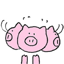 pigs Sticker. sticker #9164943