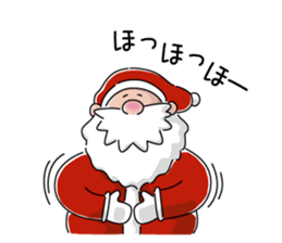 Santa and pleasant fellow sticker #9165275