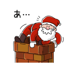 Santa and pleasant fellow sticker #9165282