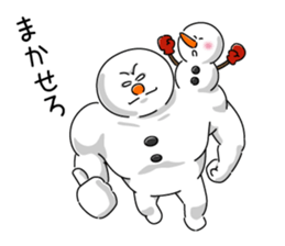 Santa and pleasant fellow sticker #9165296