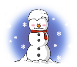 Santa and pleasant fellow sticker #9165303