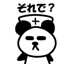 Nihilistic nurse panda sticker #9165513