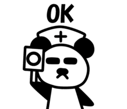 Nihilistic nurse panda sticker #9165522