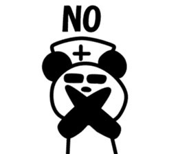 Nihilistic nurse panda sticker #9165523
