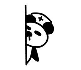 Nihilistic nurse panda sticker #9165533