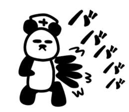 Nihilistic nurse panda sticker #9165544
