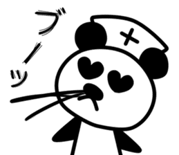 Nihilistic nurse panda sticker #9165545
