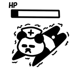 Nihilistic nurse panda sticker #9165547