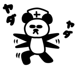 Nihilistic nurse panda sticker #9165548