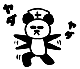 Nihilistic nurse panda sticker #9165548