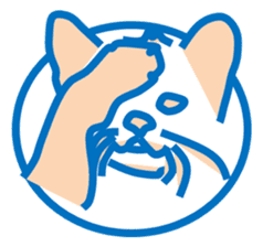 The feeling of a cat was made a Sticker. sticker #9165597