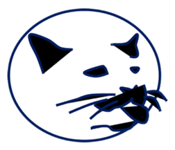 The feeling of a cat was made a Sticker. sticker #9165598