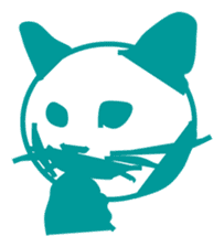The feeling of a cat was made a Sticker. sticker #9165600