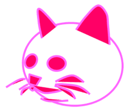 The feeling of a cat was made a Sticker. sticker #9165607