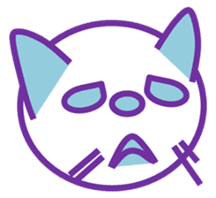 The feeling of a cat was made a Sticker. sticker #9165608