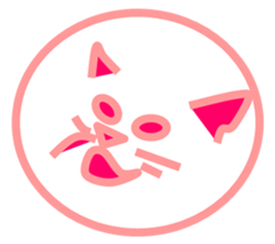 The feeling of a cat was made a Sticker. sticker #9165610