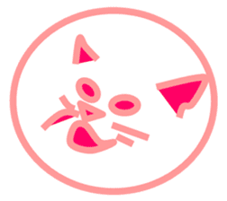 The feeling of a cat was made a Sticker. sticker #9165610