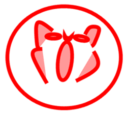 The feeling of a cat was made a Sticker. sticker #9165611