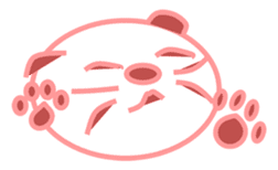 The feeling of a cat was made a Sticker. sticker #9165616