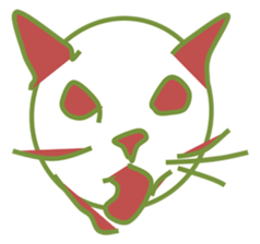 The feeling of a cat was made a Sticker. sticker #9165620