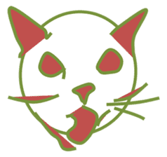 The feeling of a cat was made a Sticker. sticker #9165620