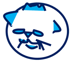 The feeling of a cat was made a Sticker. sticker #9165630