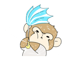 Biskit's here sticker #9166168