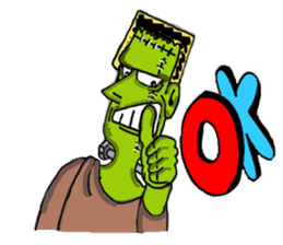 She of Frankenstein is a mummy sticker #9166395