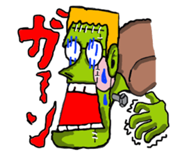 She of Frankenstein is a mummy sticker #9166397