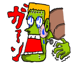 She of Frankenstein is a mummy sticker #9166397