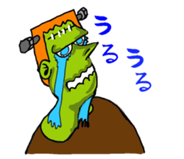 She of Frankenstein is a mummy sticker #9166402