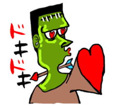 She of Frankenstein is a mummy sticker #9166403