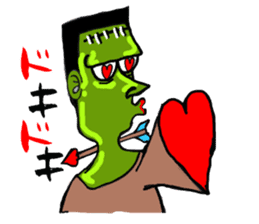 She of Frankenstein is a mummy sticker #9166403