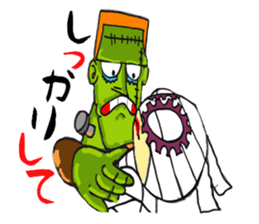 She of Frankenstein is a mummy sticker #9166408